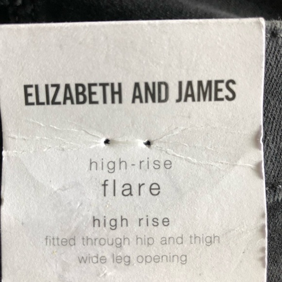 Elizabeth And James high rise flare jeans - Picture 6 of 11